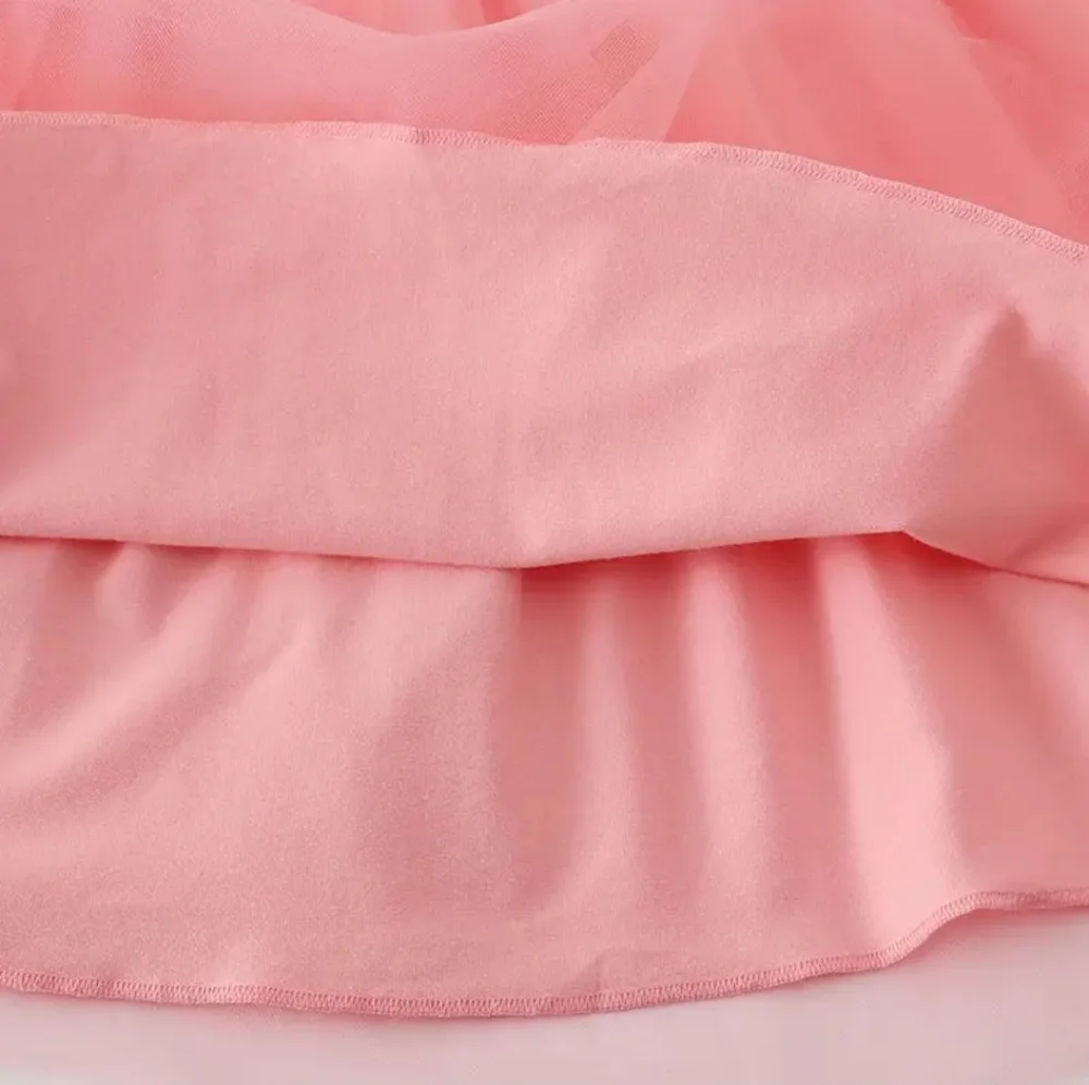 Abby & Evie Pink Princess Tulle Dress Long Sleeve 2T